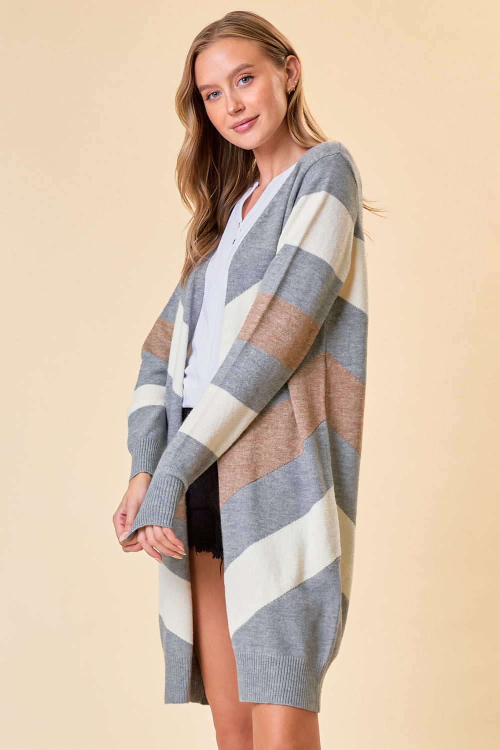 Sweet Escape Chevron Cardigan