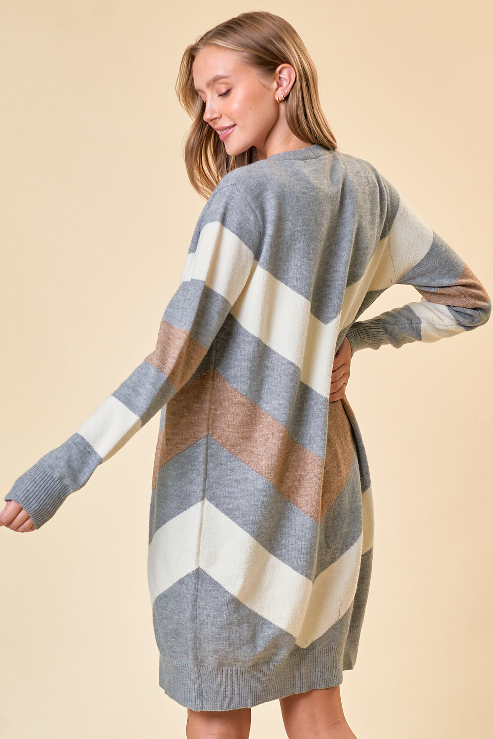 Sweet Escape Chevron Cardigan