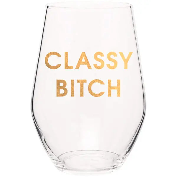 LOL Cheese Stemless Wine Glass