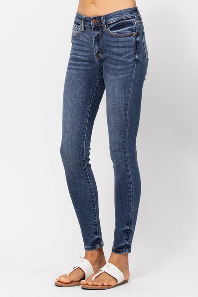 Lemont Mid Rise Skinny Denim