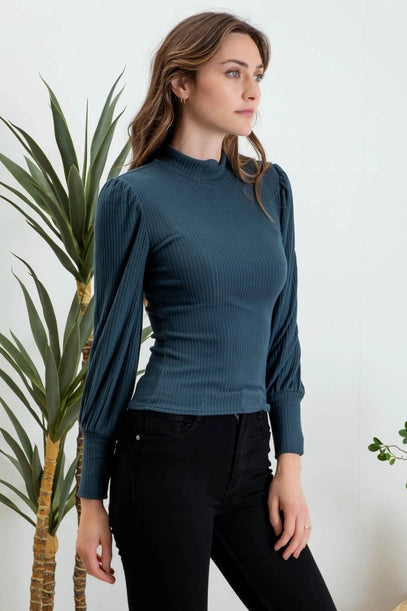 Heidi Mock Neck Top