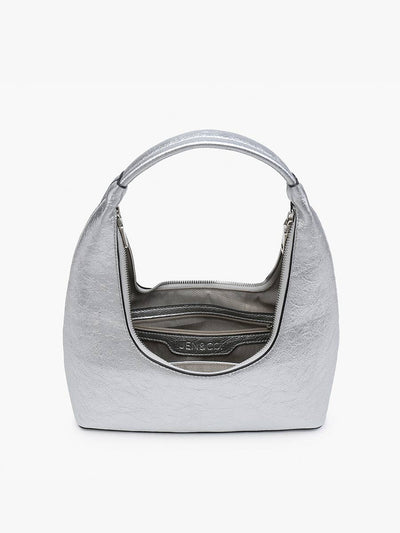 Atlanta Shaped Metallic Shoulder Bag