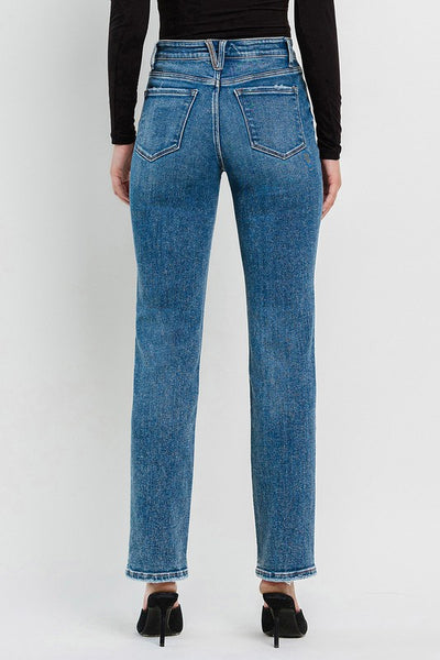 Fairbanks High Rise Straight Denim