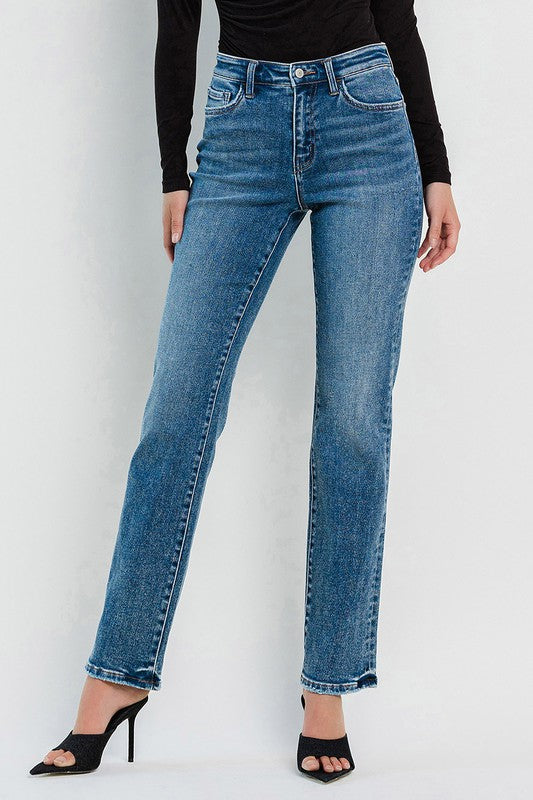 Fairbanks High Rise Straight Denim