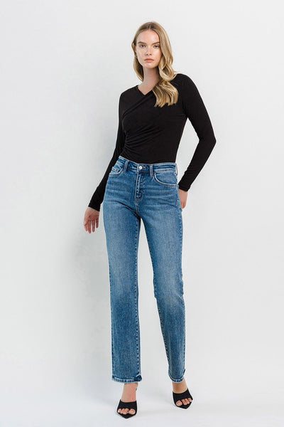 Fairbanks High Rise Straight Denim