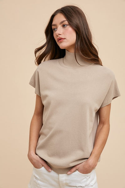 Leigh Mock Neck Sweater