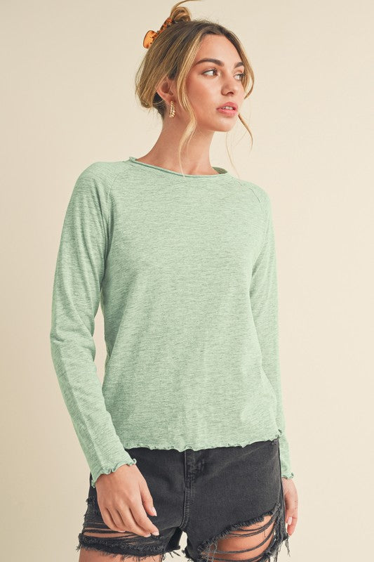 Effortless Basic Long Sleeve top