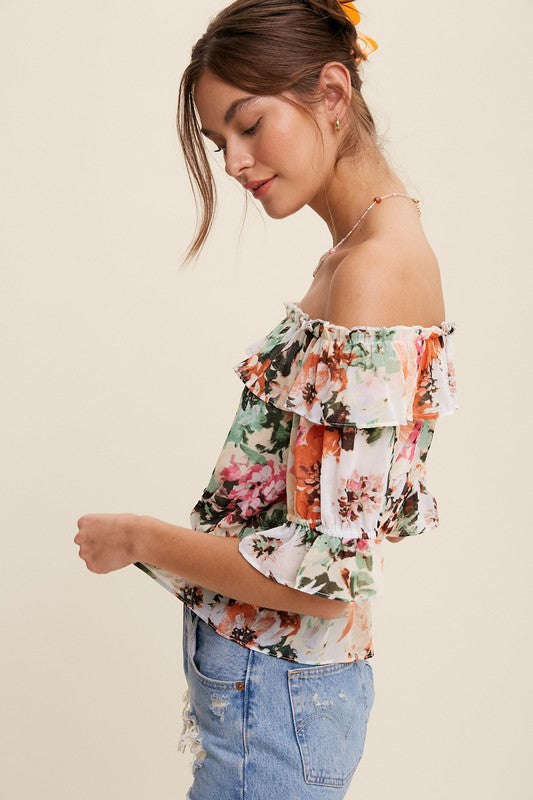 Maize Off Shoulder Blouse