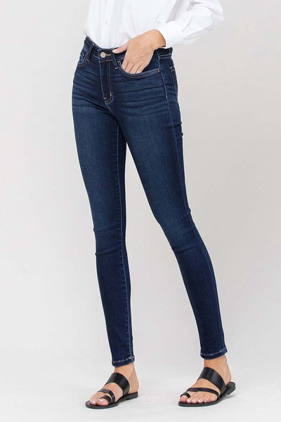 Rockford Mid Rise Ankle Skinny Denim