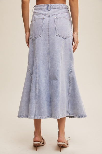 Kennedy Mermaid Denim Skirt