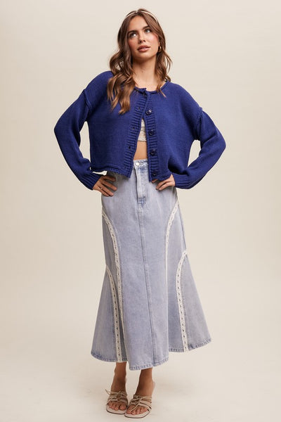 Kennedy Mermaid Denim Skirt