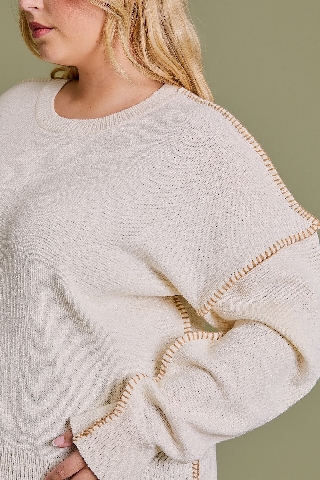 Jackie Stitch Detail Sweater