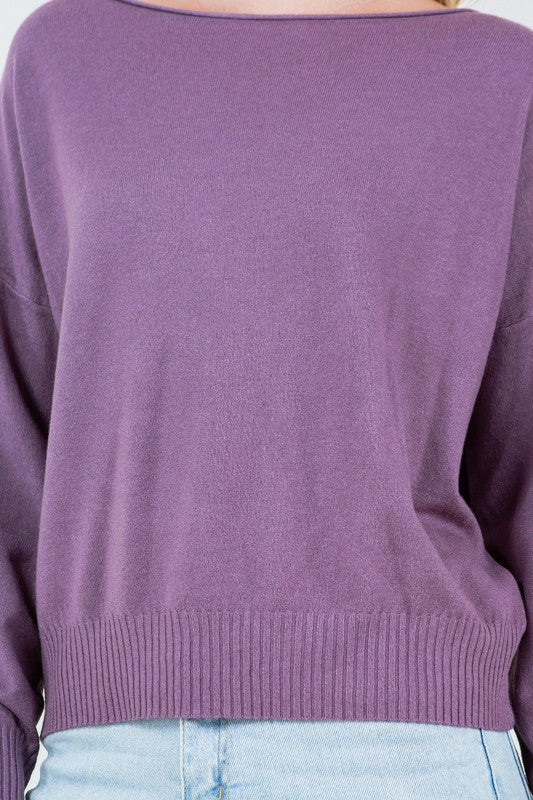 Madeline Boatneck Sweater