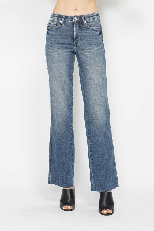 Ashville Mid Rise Vintage Straight Denim