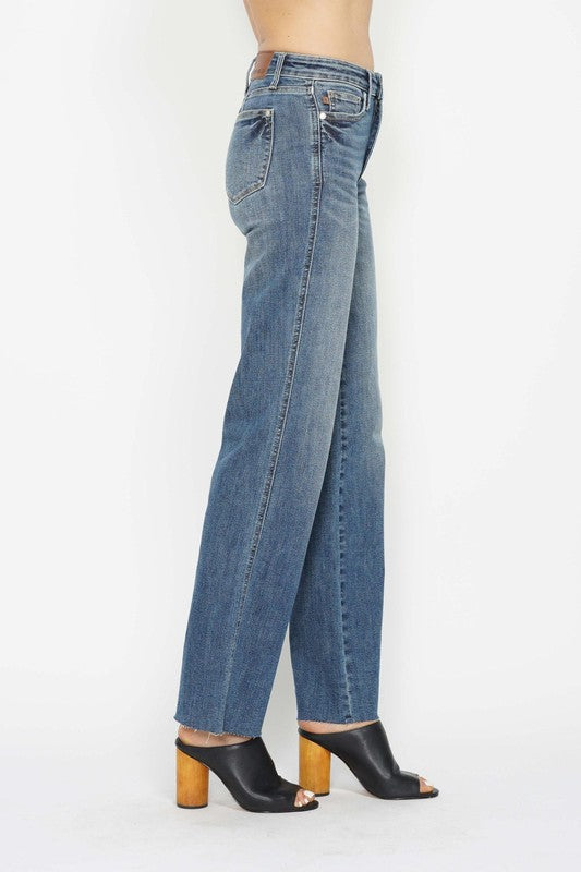 Ashville Mid Rise Vintage Straight Denim