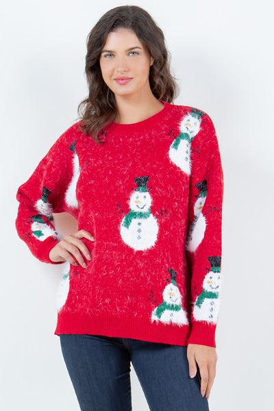 Snowman Oversized Sweater