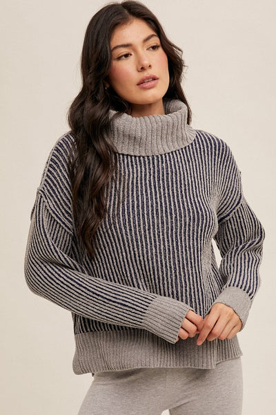 Kori Two Tone Chenille Sweater