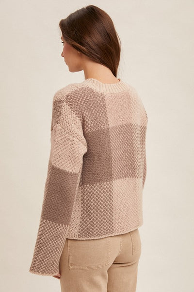 Amanda Multi Checker Sweater