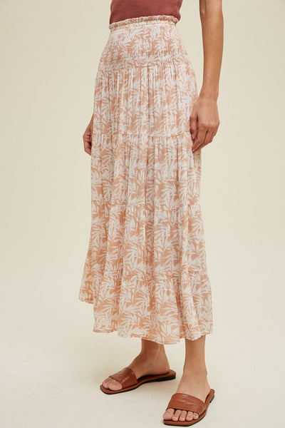 Dani Tiered Midi Skirt