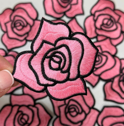 Aloe and Milk Boutique - Rose Patch Pink ,Flower Patch, rose patch