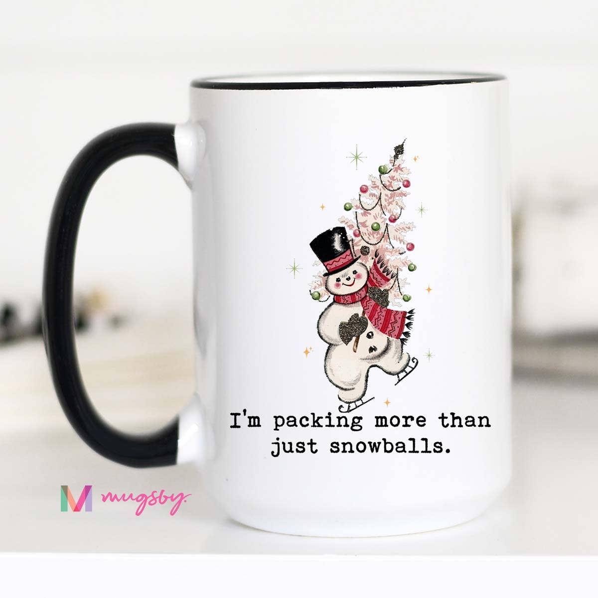 I'm Packing Snowballs Funny Mug