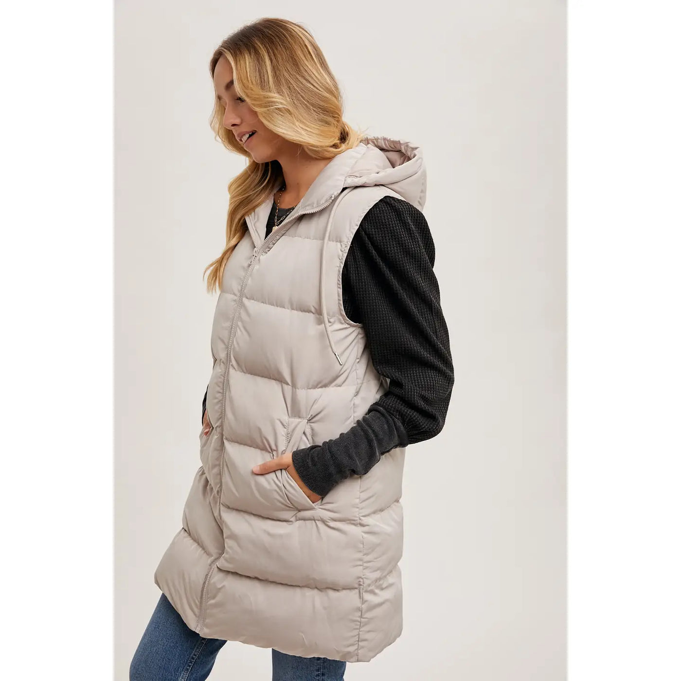 Maeve Longline Puffer Vest