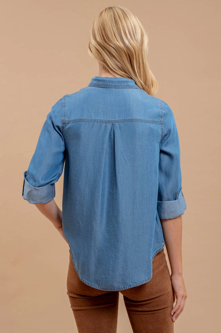 Jules Chambray Denim Shirt