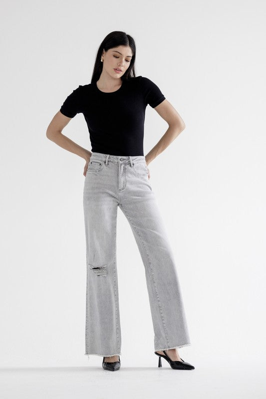 Boise High Rise Wide Leg Denim