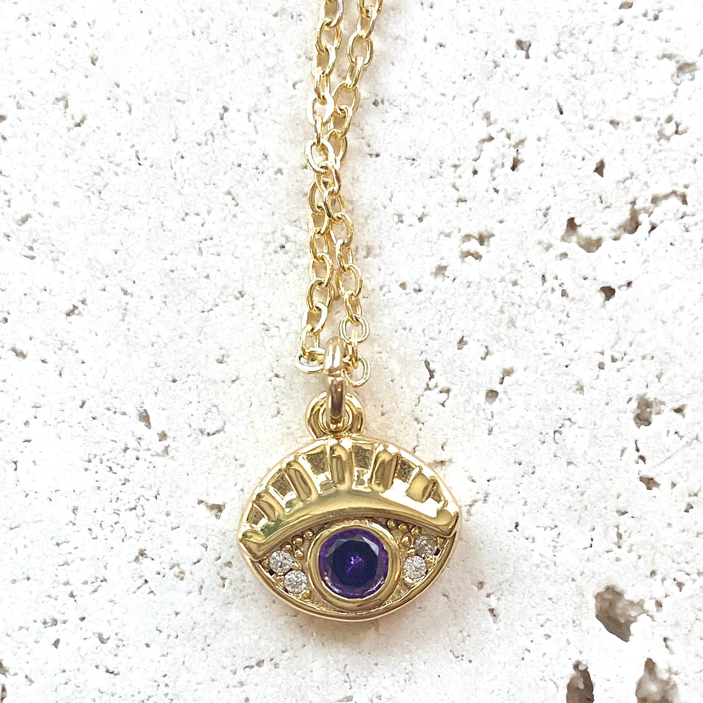 Evil Eye Tiny Layering Necklaces