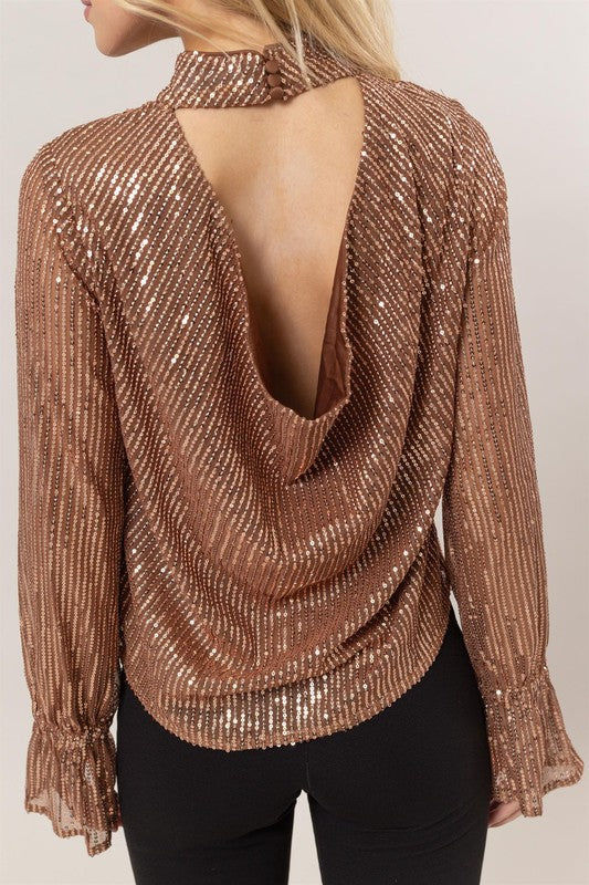 Tiny Dance Sequin Blouse