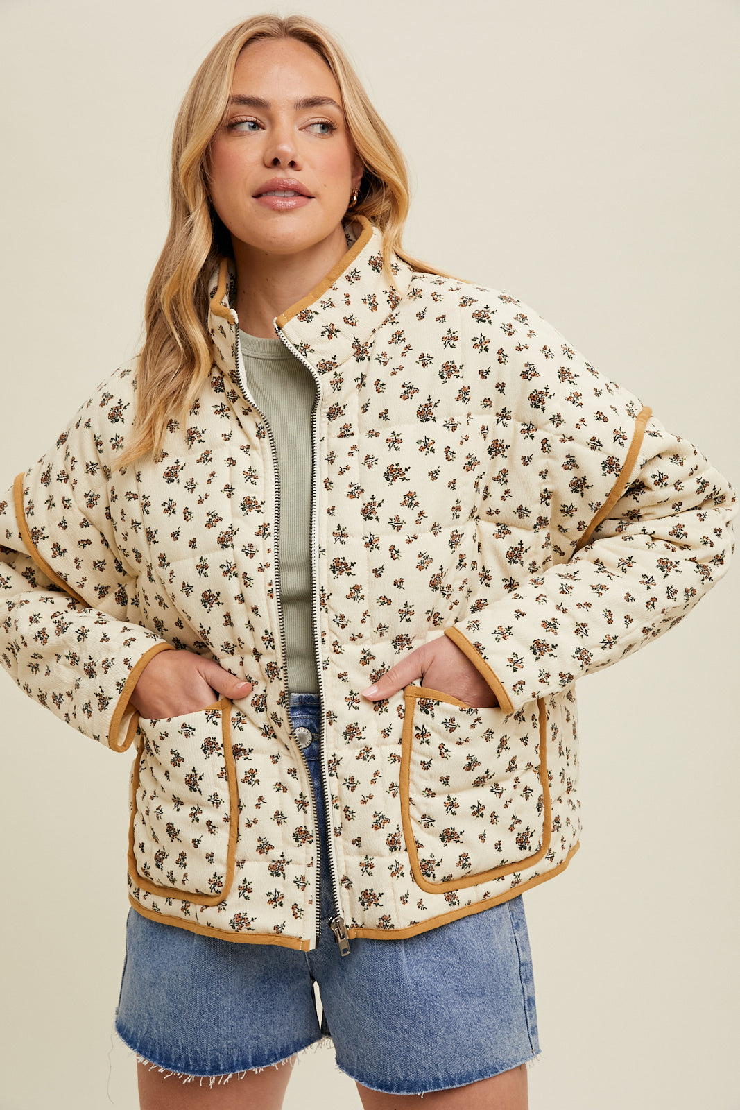 Stella Floral Quilted Jacket