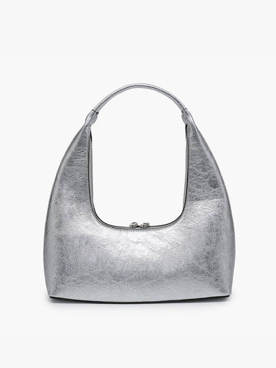 Atlanta Shaped Metallic Shoulder Bag