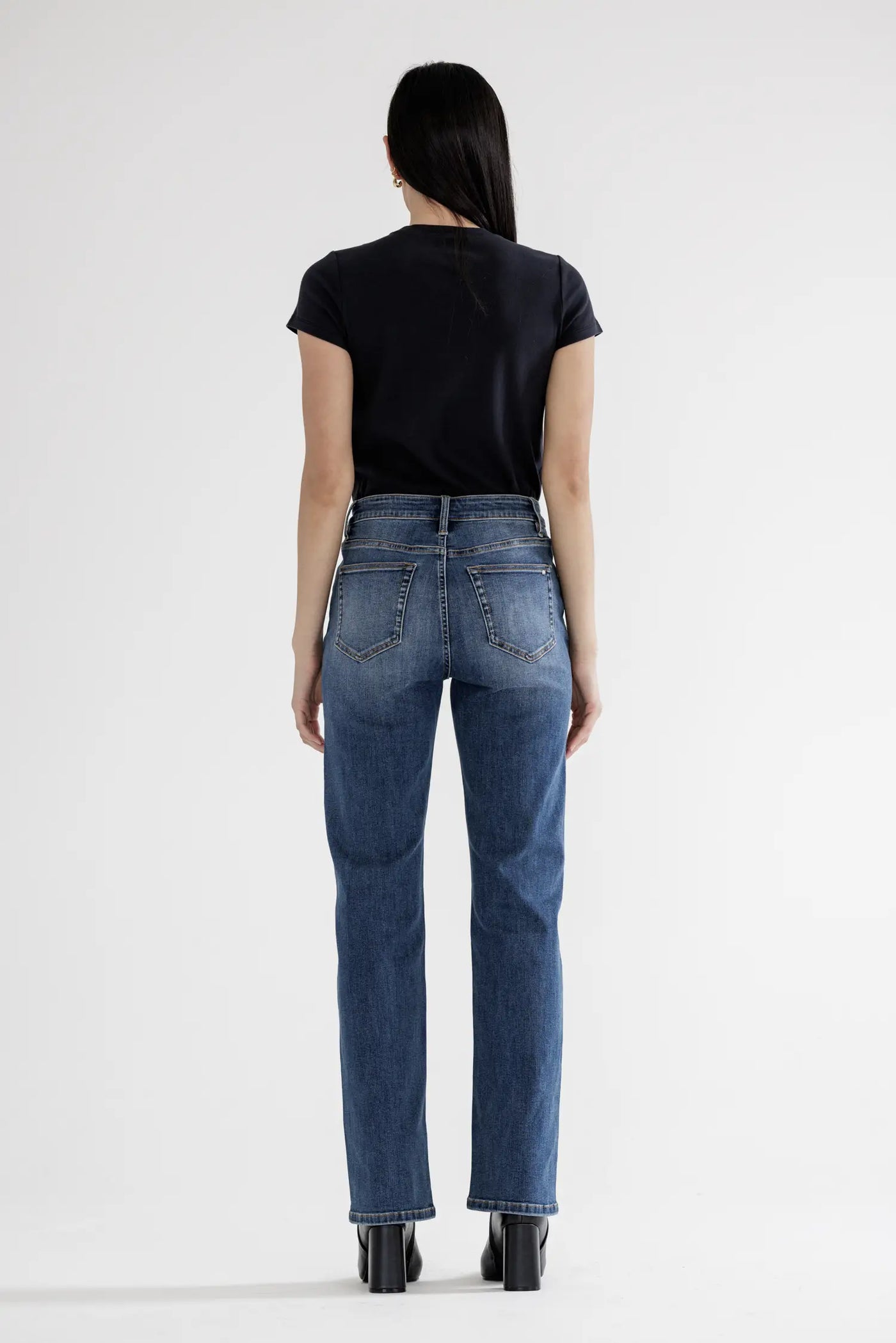 Greensborough High Rise Straight Denim