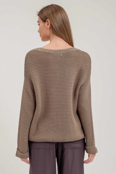 Marianne Crewneck Cuffed Sweater