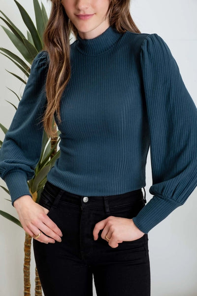 Heidi Mock Neck Top